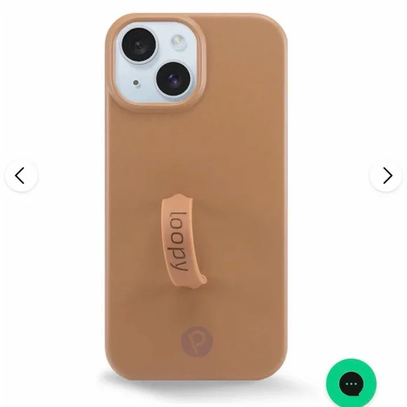 IPHONE 15 Loopy Case sierra blue & saddle brown - Picture 3 of 4